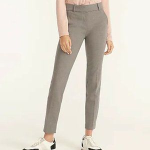 J. Crew Cameron slim crop pant in four-season stretch | heather grey, 12